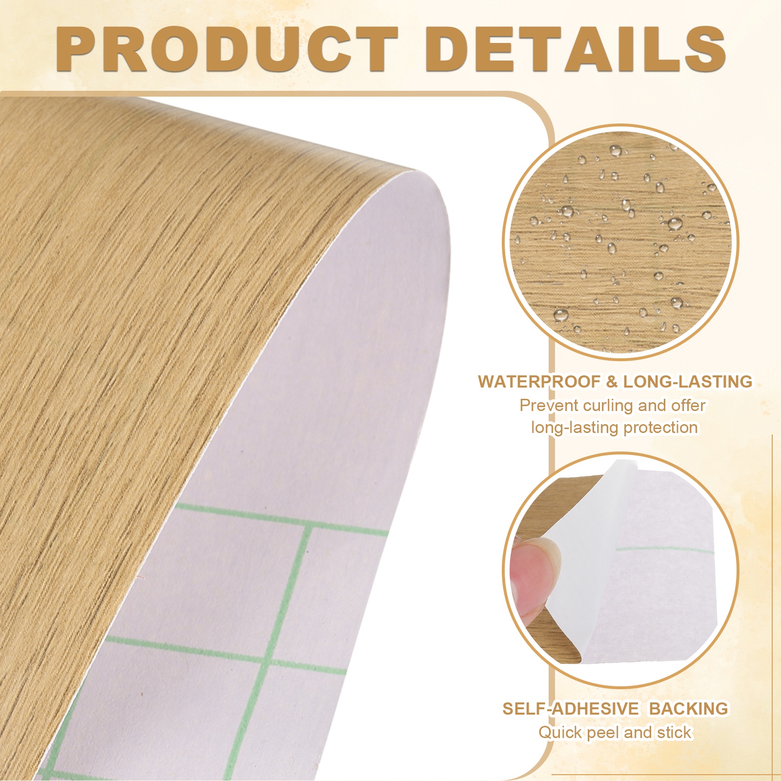 10Meter Wood Grain Repair Tape - Xfasten Woodworking Tape ulasan dan harga
