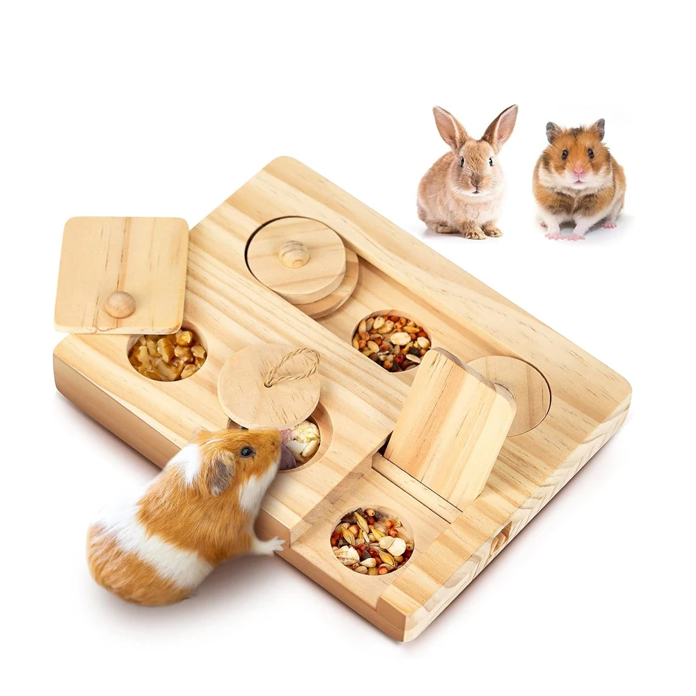 Guinea Pig Foraging Toys 6 in  - Woodworking Rabbet ulasan dan harga