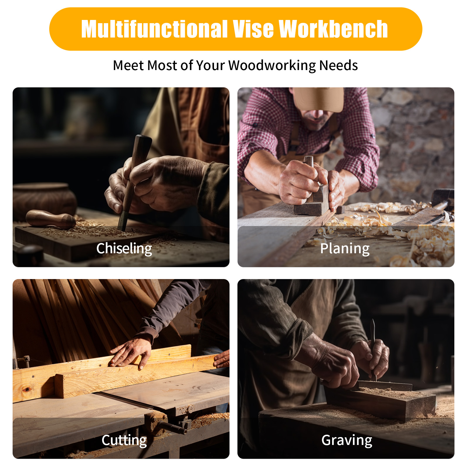 Wood Vise Workbench, Stable Cl - Woodworking Vise For Workbench ulasan dan harga