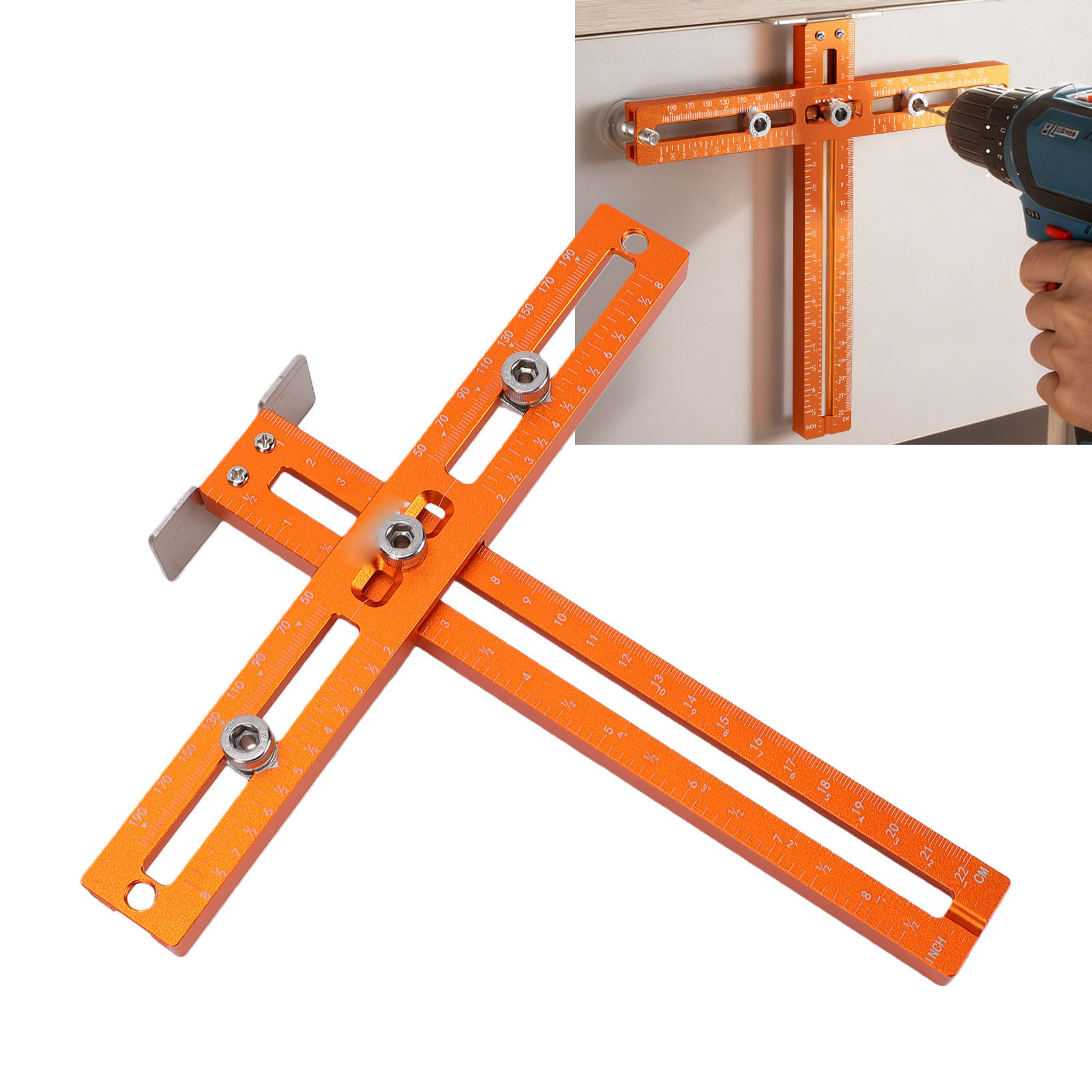 Cabinet Handle Drill Guide Met - Woodworking Jig ulasan dan harga