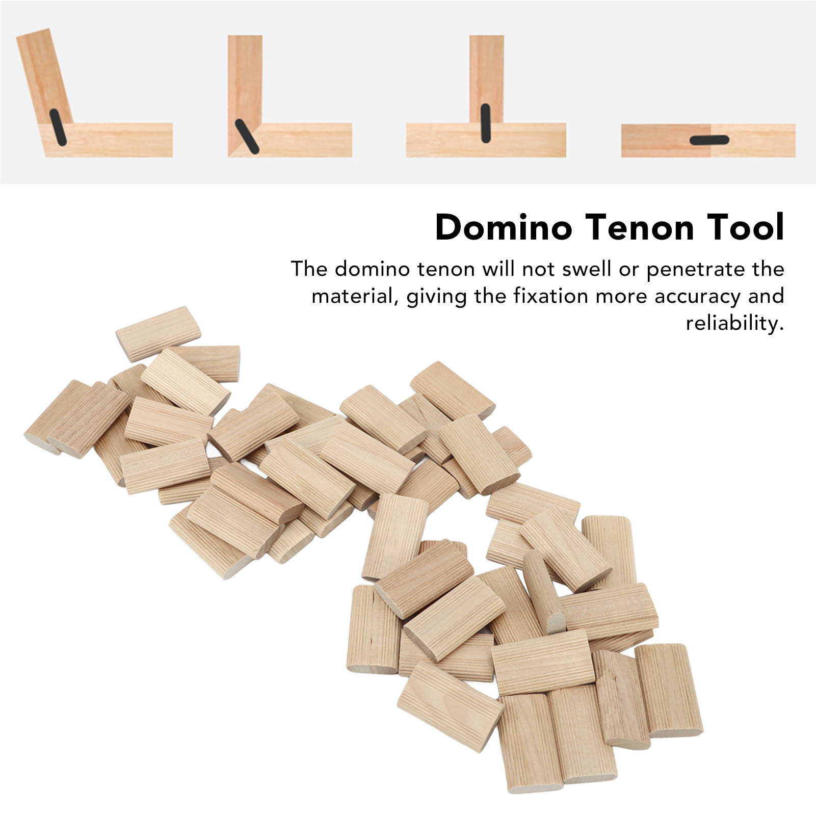 Domino Beech Wood 8x40mm Loose - Woodworking Domino ulasan dan harga