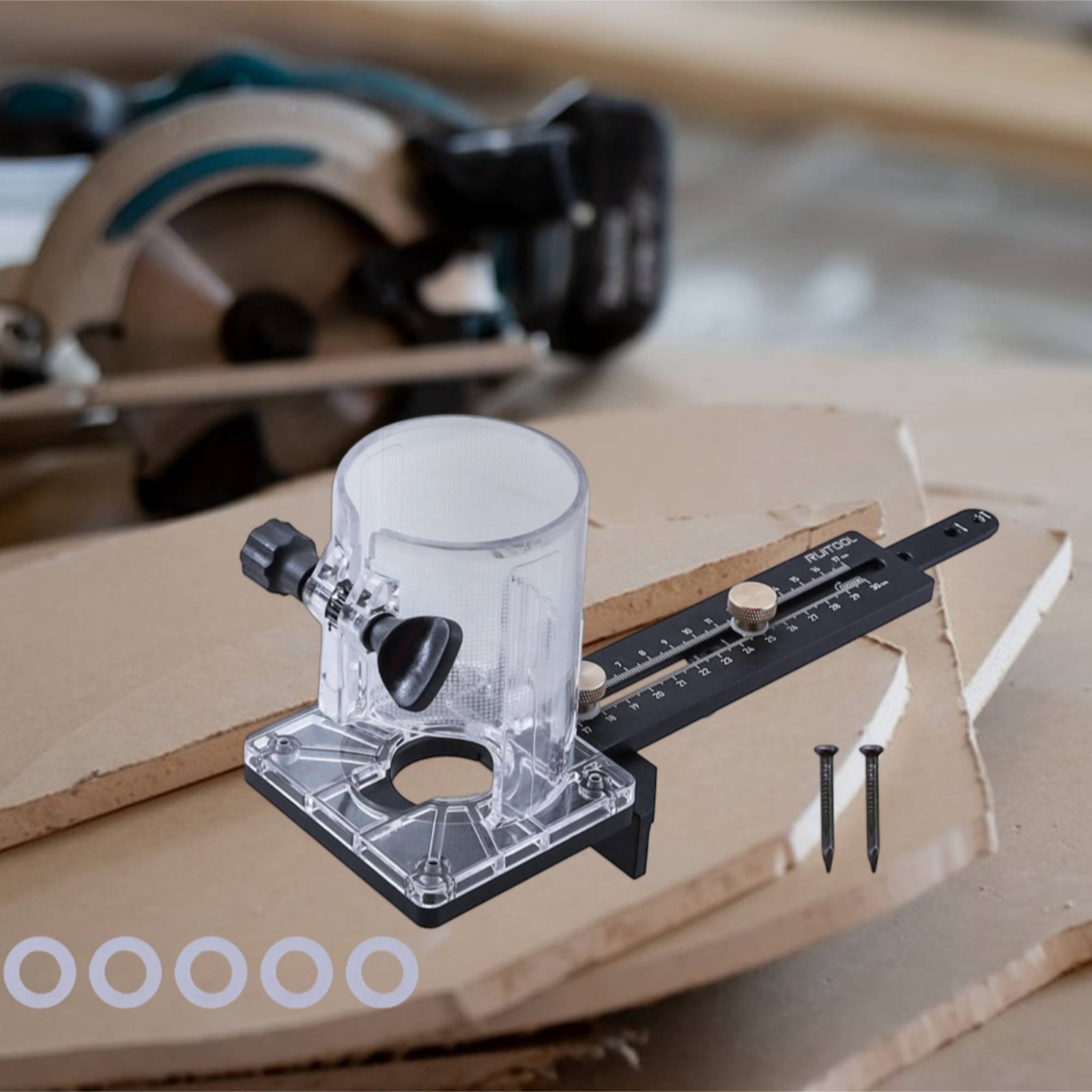 Router Circle Cutting Jig Mult - Woodworking Jig ulasan dan harga