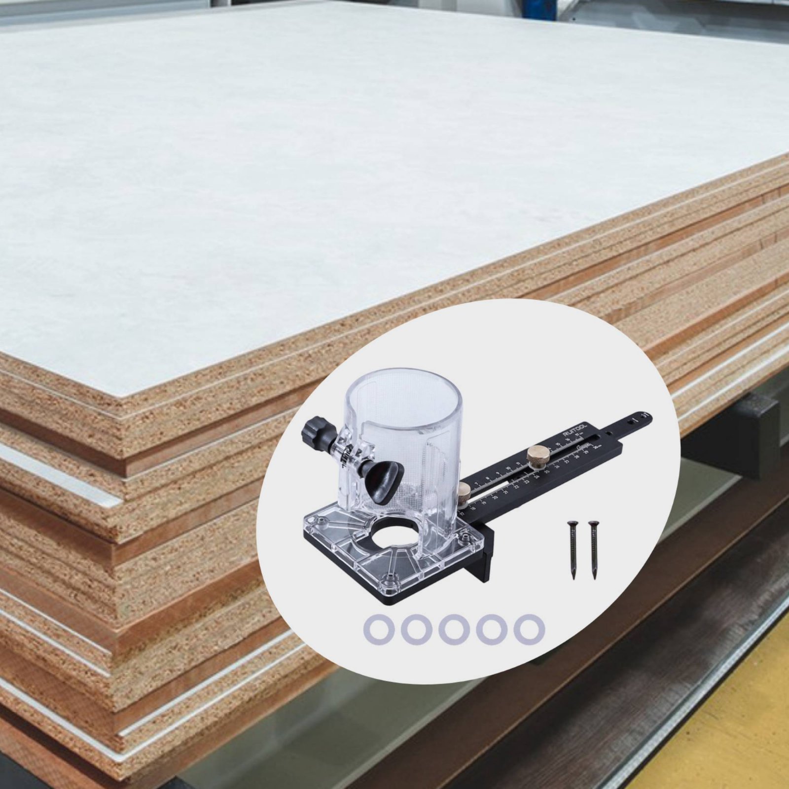Router Circle Cutting Jig Mult - Woodworking Jig ulasan dan harga