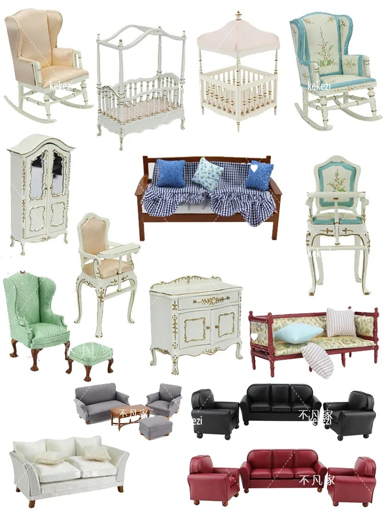 Miniature Dollhouse Furniture  - Woodworking Veneer ulasan dan harga