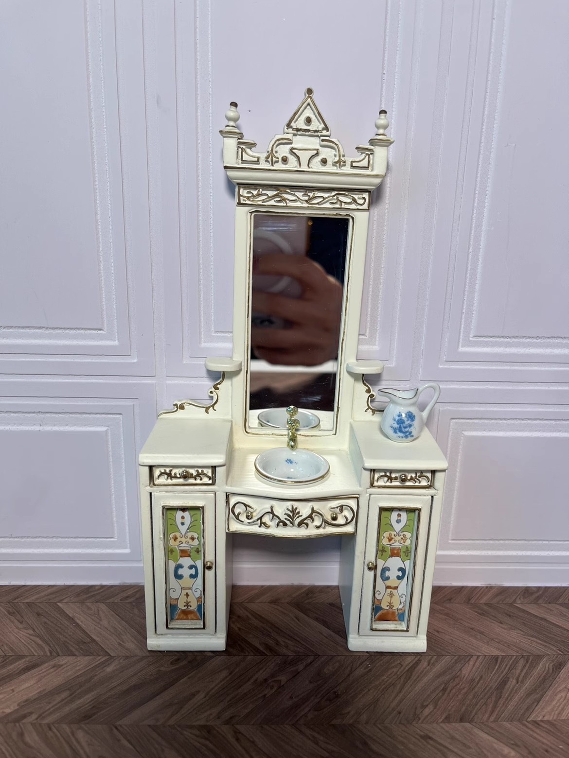 Miniature Dollhouse Furniture  - Woodworking Veneer ulasan dan harga