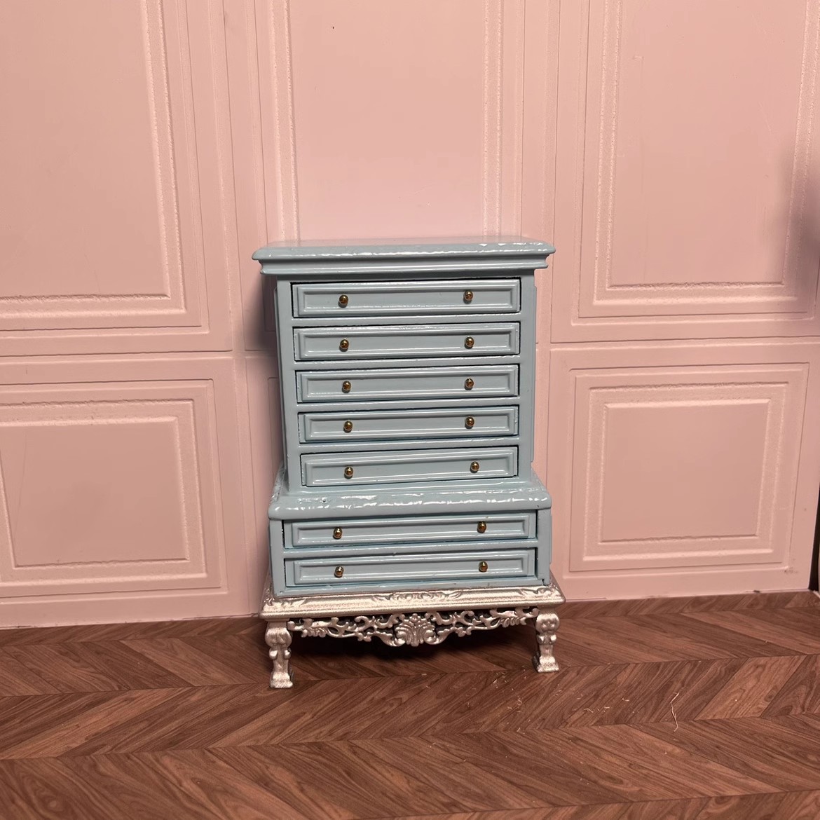 Miniature Dollhouse Furniture  - Woodworking Veneer ulasan dan harga