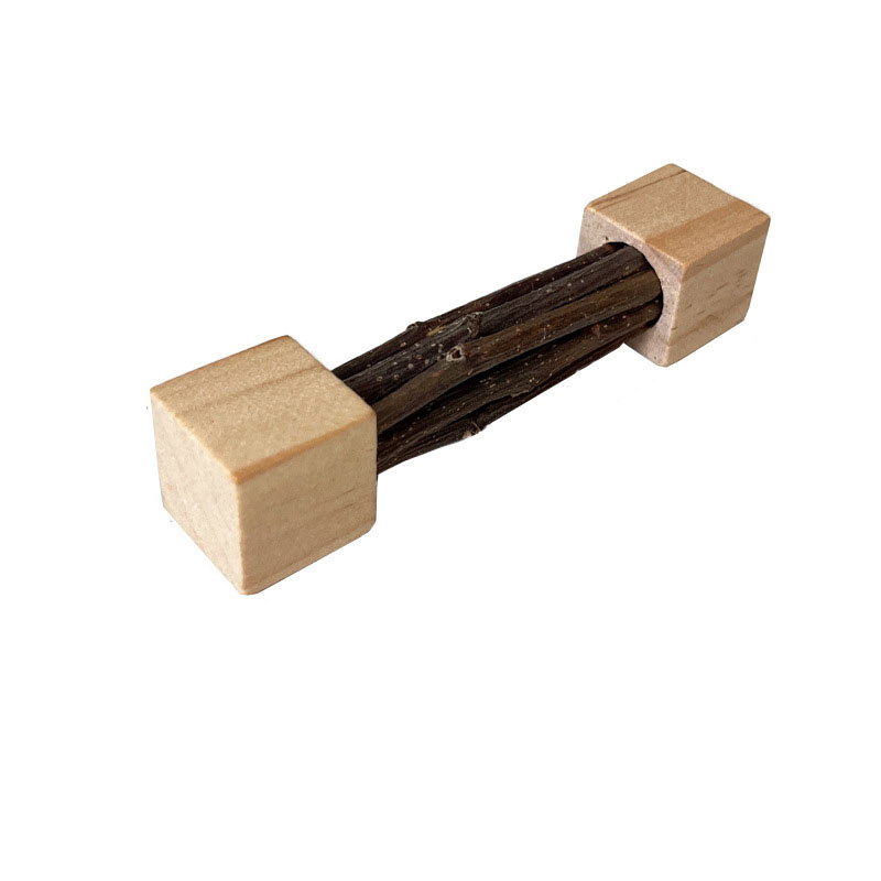 Pet Hamster Toy Natural Apple  - Woodworking Rabbet ulasan dan harga