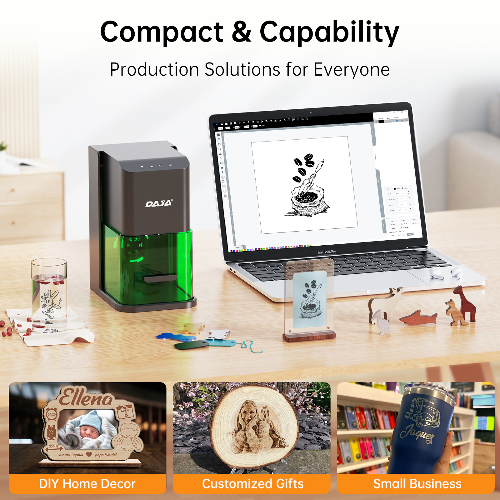 DAJA C1 Ultra Laser Engraver G - Woodworking Laser ulasan dan harga