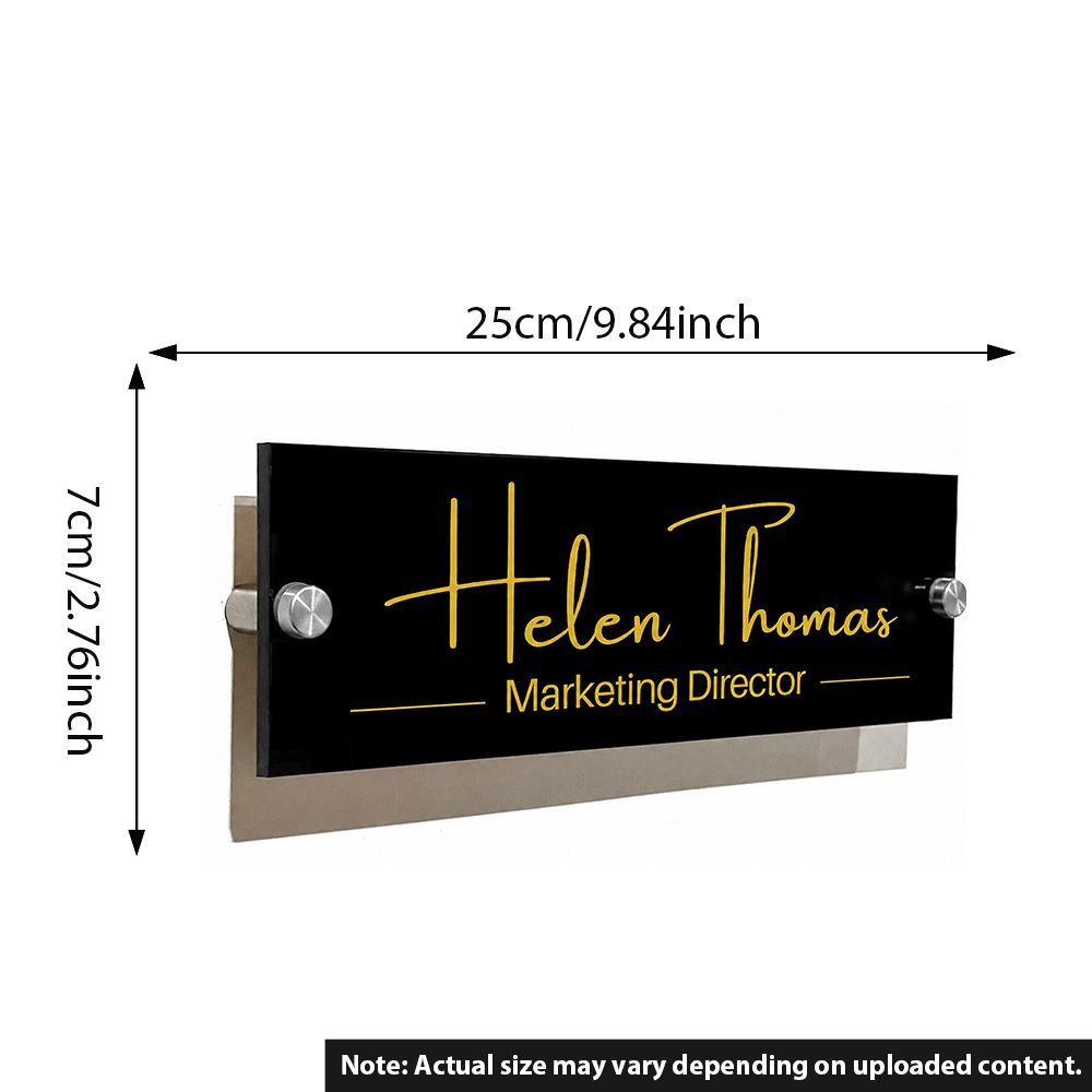 1PC Custom Wooden Door Sign -  - Woodworking Laser ulasan dan harga